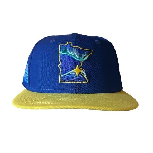 New Era Minnesota Twins City Connect 59FIFTY Fitted Hat Blue size 7 - Picture 1 of 6